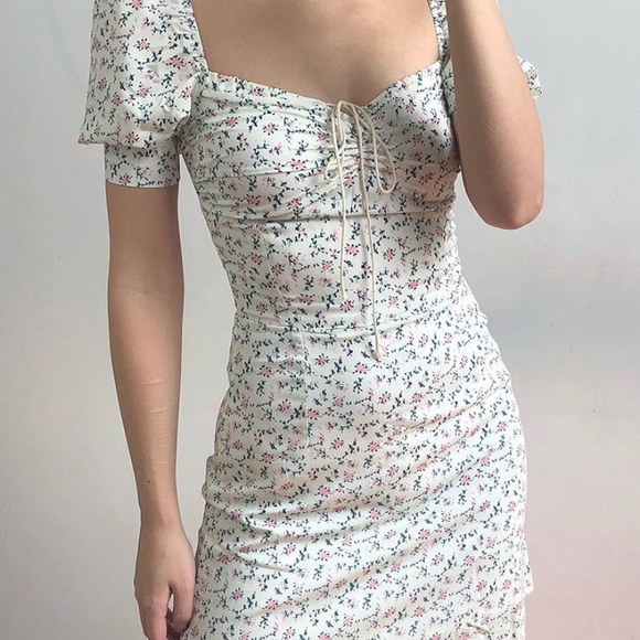 YesStyle Cottagecore Floral Dress - Picture 3 of 3